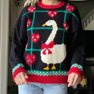 Knit Goose Sweater